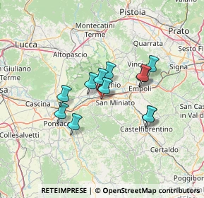 Mappa Via Piero Gobetti, 56028 San Miniato PI, Italia (10.86167)