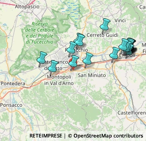 Mappa Via Piero Gobetti, 56028 San Miniato PI, Italia (8.9645)