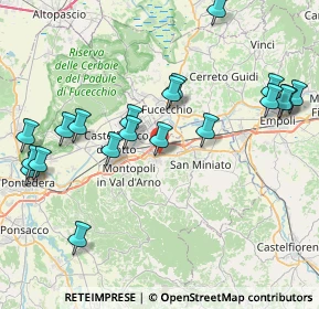 Mappa Via Piero Gobetti, 56028 San Miniato PI, Italia (9.3865)