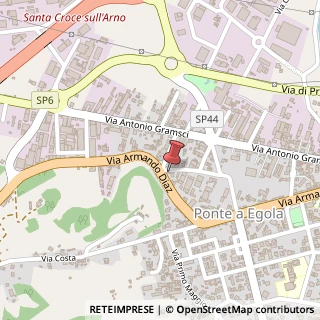 Mappa Via Filippo Corridoni, 4/D, 56028 San Miniato, Pisa (Toscana)