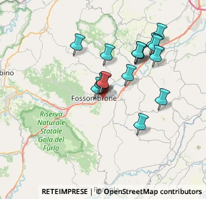 Mappa SP5 - Via Pian Di Gualdo, 61034 Fossombrone PU, Italia (6.50824)
