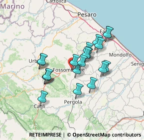 Mappa SP5 - Via Pian Di Gualdo, 61034 Fossombrone PU, Italia (11.915)
