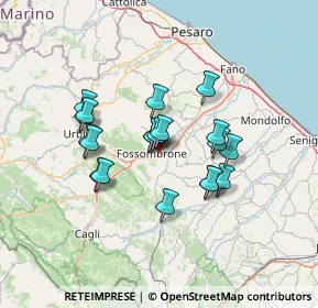 Mappa SP5 - Via Pian Di Gualdo, 61034 Fossombrone PU, Italia (11.297)