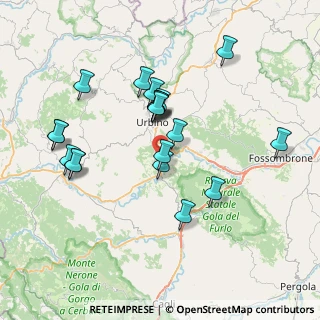 Mappa Via Donizetti, 61033 Fermignano PU, Italia (7.3115)