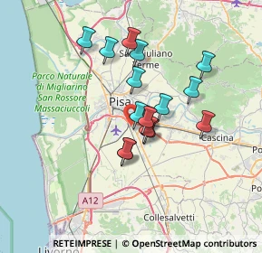 Mappa SR206, 56121 Pisa PI, Italia (5.46813)