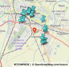 Mappa SR206, 56121 Pisa PI, Italia (1.8925)