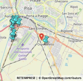 Mappa SR206, 56121 Pisa PI, Italia (2.79545)