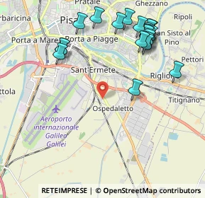Mappa SR206, 56121 Pisa PI, Italia (2.4855)