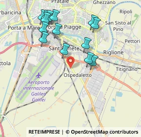 Mappa SR206, 56121 Pisa PI, Italia (2.07786)
