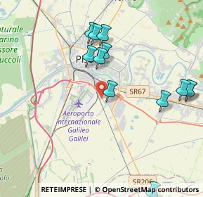 Mappa SR206, 56121 Pisa PI, Italia (4.80385)