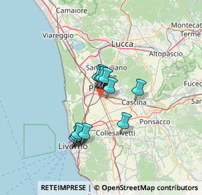 Mappa SR206, 56121 Pisa PI, Italia (9.98385)