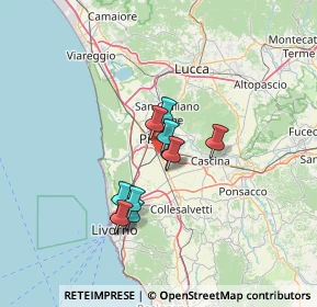 Mappa SR206, 56121 Pisa PI, Italia (10.07818)