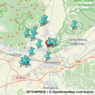 Mappa Sandro Pertini, 56012 Calcinaia PI, Italia (3.434)