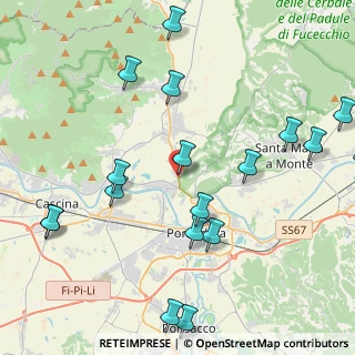 Mappa Sandro Pertini, 56012 Calcinaia PI, Italia (5.54263)