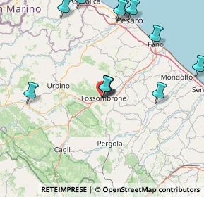 Mappa Via Passionei, 61034 Fossombrone PU, Italia (18.80167)