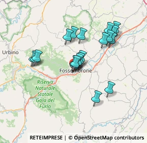 Mappa Via Passionei, 61034 Fossombrone PU, Italia (6.2385)