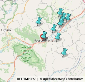 Mappa Via Passionei, 61034 Fossombrone PU, Italia (6.79091)