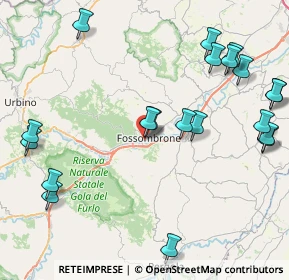 Mappa Via Passionei, 61034 Fossombrone PU, Italia (10.646)
