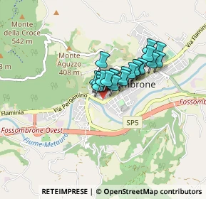 Mappa Via Passionei, 61034 Fossombrone PU, Italia (0.5345)