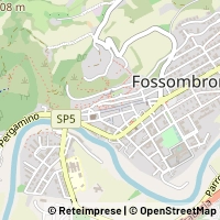 Mapa Fossombrone