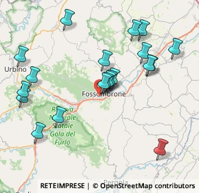 Mappa Via Fratelli Kennedy, 61034 Fossombrone PU, Italia (8.3095)