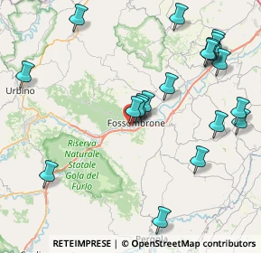 Mappa Via Fratelli Kennedy, 61034 Fossombrone PU, Italia (9.68)