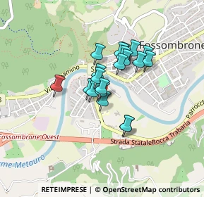 Mappa Via Fratelli Kennedy, 61034 Fossombrone PU, Italia (0.298)