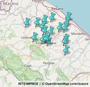 Mappa Via Fratelli Kennedy, 61034 Fossombrone PU, Italia (11.43222)