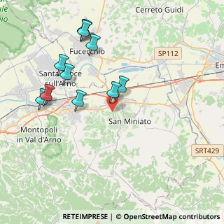 Mappa Via Cavour, 56028 San Miniato PI, Italia (4.38091)