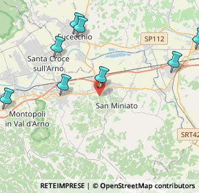 Mappa Via Cavour, 56028 San Miniato PI, Italia (7.832)