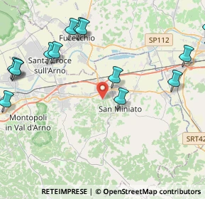 Mappa Via Cavour, 56028 San Miniato PI, Italia (6.8245)