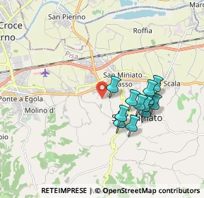 Mappa Via Cavour, 56028 San Miniato PI, Italia (1.55417)