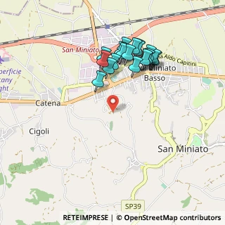 Mappa Via Cavour, 56028 San Miniato PI, Italia (0.9395)
