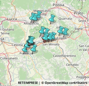 Mappa Via XXV Aprile, 56028 San Miniato PI, Italia (10.459)