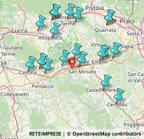 Mappa Via XXV Aprile, 56028 San Miniato PI, Italia (16.951)