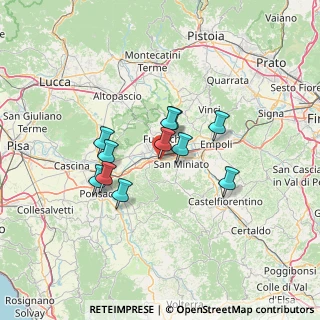 Mappa Via XXV Aprile, 56028 San Miniato PI, Italia (10.52727)