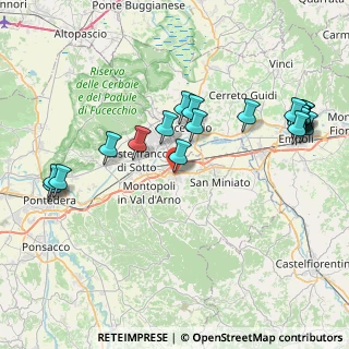 Mappa Via XXV Aprile, 56028 San Miniato PI, Italia (9.4505)