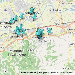 Mappa Via Armando Diaz, 56028 San Miniato PI, Italia (1.7015)