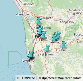 Mappa Via Giovanni Gronchi, 56121 Pisa PI, Italia (9.76529)