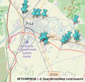 Mappa Via Giovanni Gronchi, 56121 Pisa PI, Italia (4.38733)