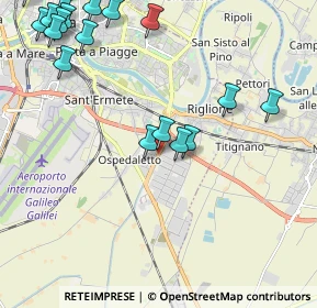 Mappa Via Giovanni Gronchi, 56121 Pisa PI, Italia (2.93263)