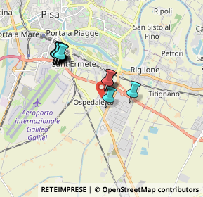 Mappa Via Novecchio n' 10 Loc. Ospedaletto, 56121 Pisa PI, Italia (1.79684)