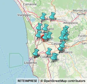 Mappa Via Novecchio n' 10 Loc. Ospedaletto, 56121 Pisa PI, Italia (12.026)