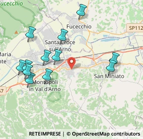 Mappa Piazza Guido Rossa, 56028 San Miniato PI, Italia (4.45)