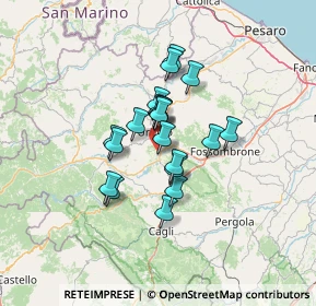 Mappa Via Ruggeri, 61033 Fermignano PU, Italia (9.398)