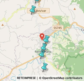 Mappa Via Ruggeri, 61033 Fermignano PU, Italia (3.64353)