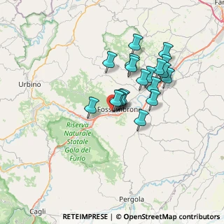 Mappa Via Umbria, 61034 Fossombrone PU, Italia (5.77421)