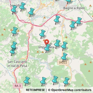 Mappa Via Cavalleggeri, 50023 Impruneta FI, Italia (6.1365)