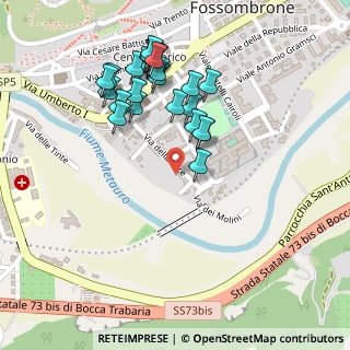 Mappa Via Bartolomeo da Fossombrone, 61034 Fossombrone PU, Italia (0.24286)