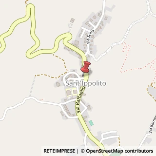 Mappa Via Giovanni Santi, 6, 61040 Sant'Ippolito, Pesaro e Urbino (Marche)